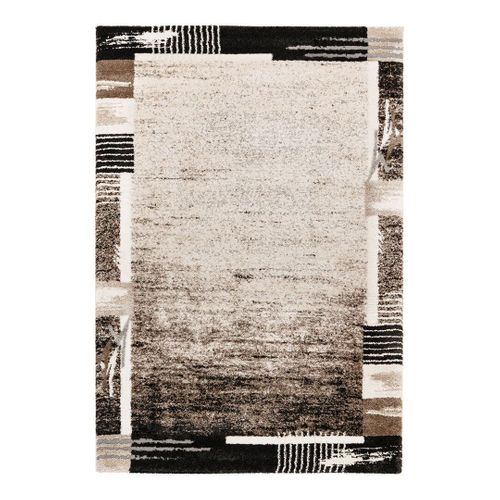Tapis Contemporain Intérieur à Poils Courts Fez Taupe 80x150