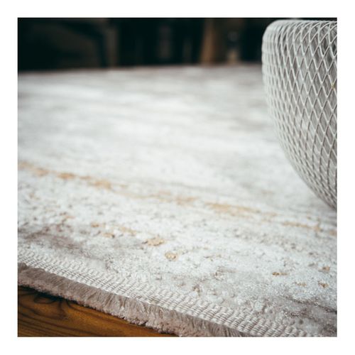 Tapis Taupe Moderne Rayé Rectangle Mana Taupe 200x290