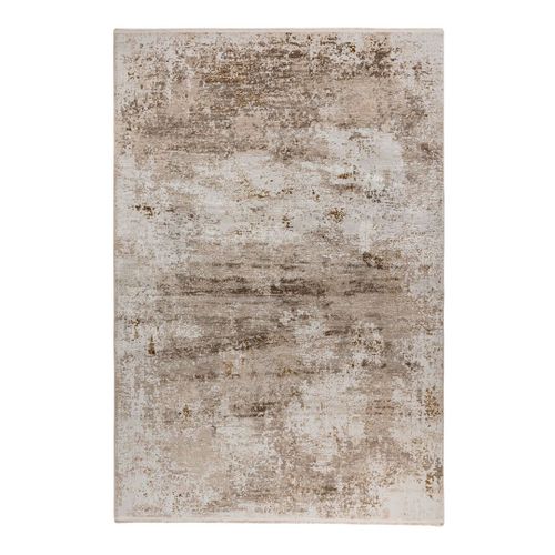 Tapis Abstrait Design Poils Ras Solna Taupe 120x170