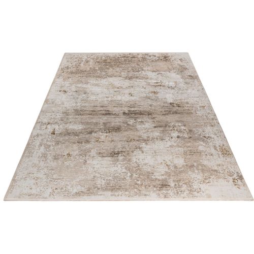 Tapis Abstrait Design Poils Ras Solna Taupe 120x170