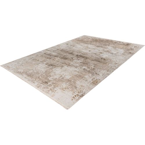 Tapis Abstrait Design Poils Ras Solna Taupe 160x230