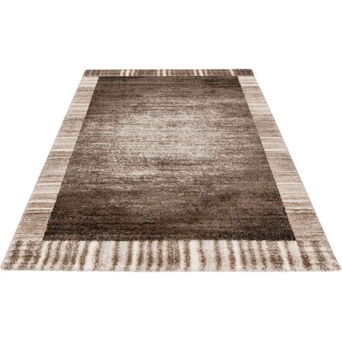 Tapis Contemporain Courtes Mèches Rectangle Minos Taupe 160x230