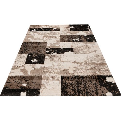 Tapis Moderne Intérieur Poils Ras Nuria Taupe 120x170