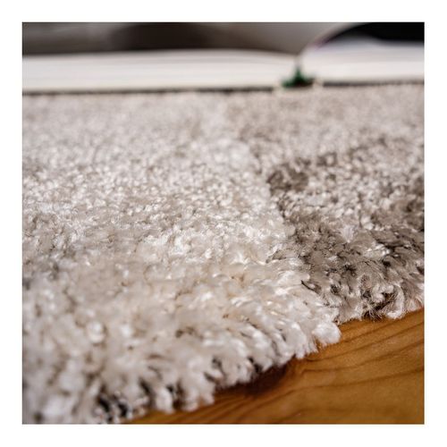 Tapis Graphique Design Rectangle Emy Taupe 200x290