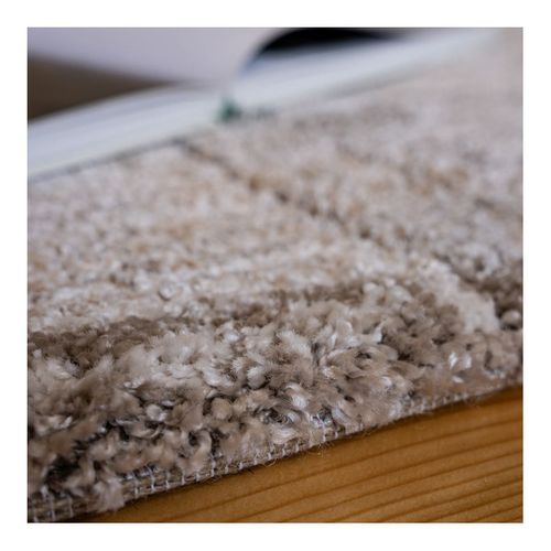 Tapis Design Poils Ras Taupe Gobi Taupe 240x330