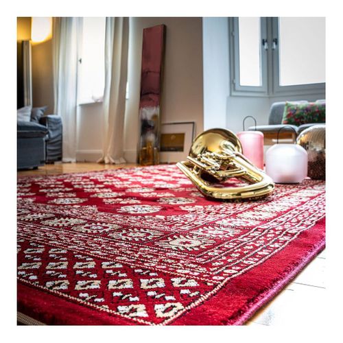 Tapis D'orient Rouge Rectangle Mara Rouge 240x340