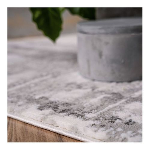 Tapis Taupe Abstrait Moderne Poils Ras Jacobs Taupe 80x150