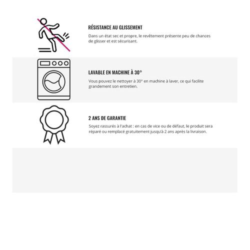 Tapis En Laine Recyclé Lavable En Machine Vintage Rayé Daphne Rouge 200x290