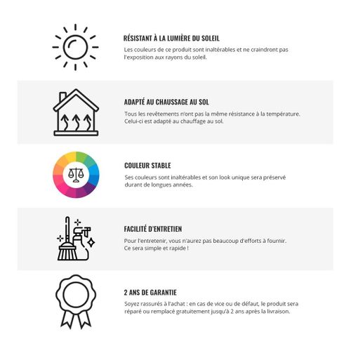 Tapis Ethnique Crème Laine Et Polyester Berbère Titouan Crème 200x290