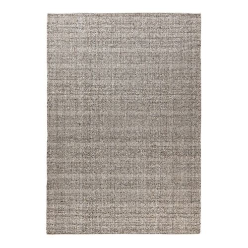 Tapis En Laine Plat Moderne Rectangle Knit Sable 200x290