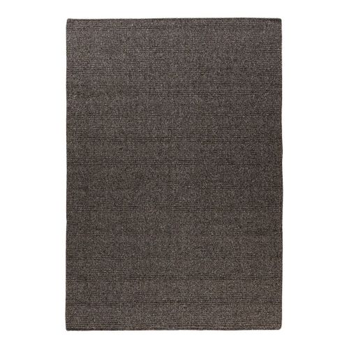 Tapis En Laine Plat Moderne Rectangle Knit Taupe 80x150