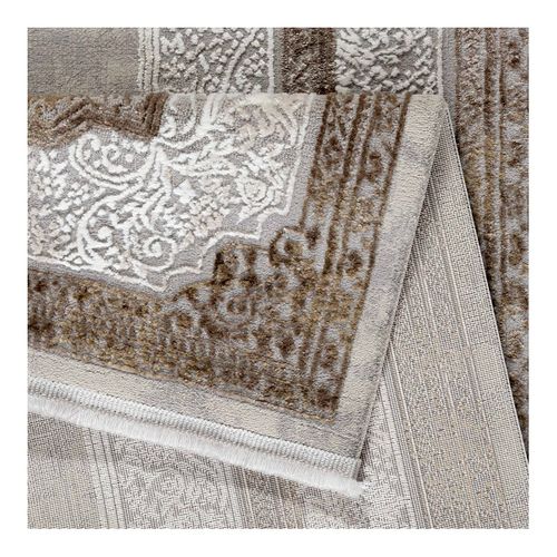 Tapis D'orient Avec Franges Rectangle Beige Casa Beige 80x300