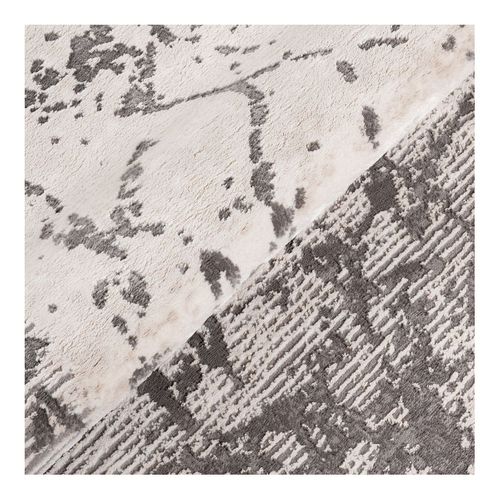 Tapis Moderne Poils Ras Abstrait Alva Beige 120x170