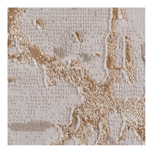 Tapis Abstrait Design Effet Brillant Intérieur Eddie Crème 80x300