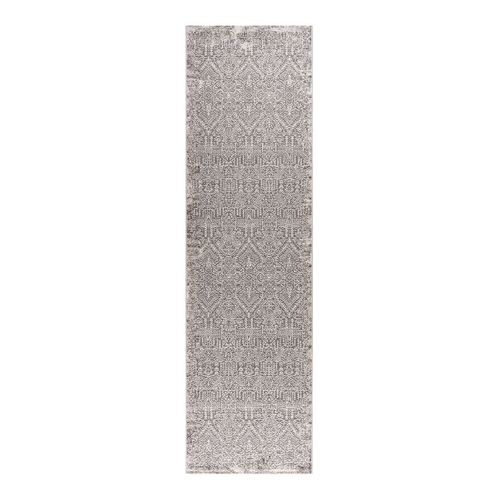 Tapis Design Rayé Rectangle Intérieur Persane Gris 80x300