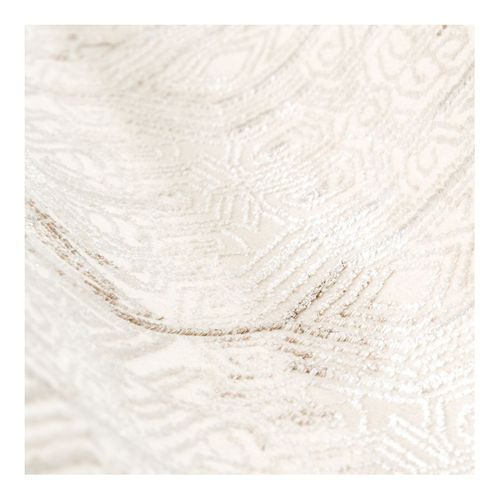 Tapis Design Avec Franges Ethnique Doux Cleo Beige 80x300