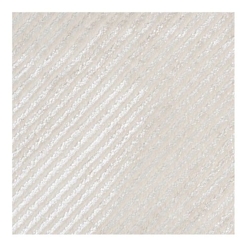 Tapis Moderne Doux Rayé Avec Franges Lars Crème 80x300