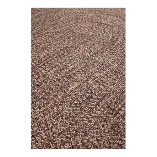 Tapis Oval Plat Intérieur Et Extérieur Design Tasy Marron 160x230