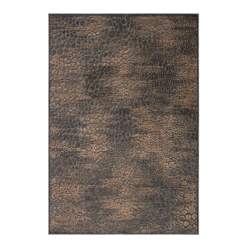 Tapis Effet 3d Moderne Rectangle Abstrait Astrid Marron 160x230