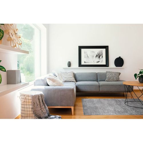 Tapis Effet 3d Moderne Rectangle Abstrait Astrid Gris 280x380