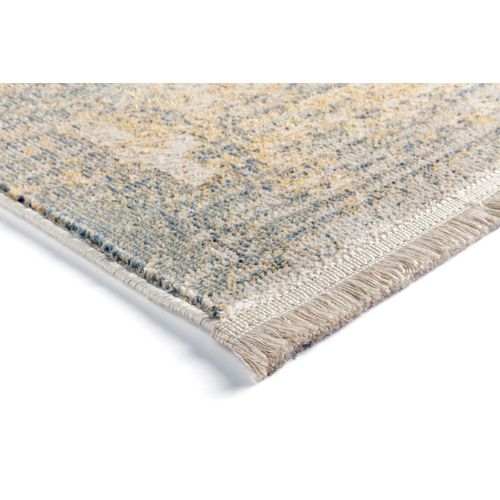 Tapis Moderne Avec Franges Abstrait Beige Cosmia Beige 280x380