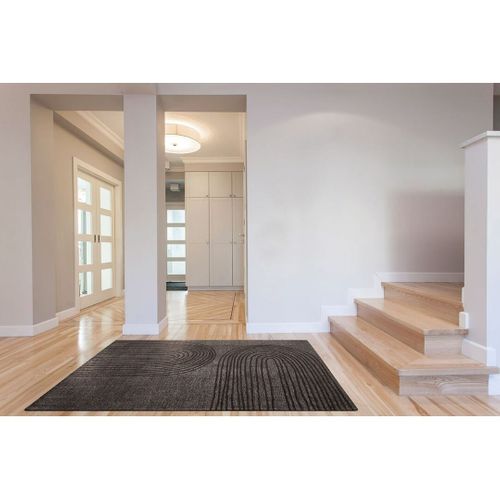 Tapis Abstrait Intérieur Design Rectangle Ily Taupe 240x340