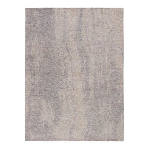 Tapis Design Abstrait Rectangle Intérieur Loan Argenté 200x300