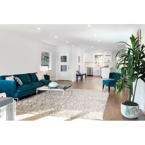 Tapis Longues Mèches Uni Moderne Tissé Main Diamond Blanc 240x340