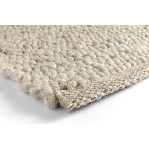 Tapis Moderne Uni Tissé Main Rectangle Bingo Argenté 160x230