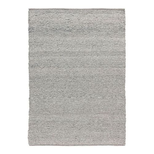 Tapis Moderne Uni Tissé Main Rectangle Bingo Gris 240x340