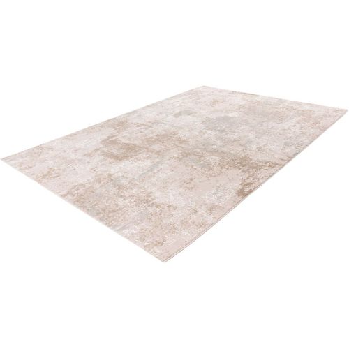 Tapis Abstrait Moderne Avec Franges Celano Beige 120x170