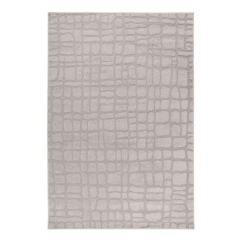 Tapis Abstrait Effet 3d Design Argenté Ossa Argenté 120x170