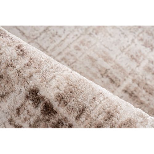 Tapis Moderne Rayé Effet 3d Rectangle Trios Taupe 160x230