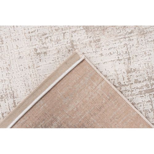 Tapis Moderne Rayé Effet 3d Rectangle Trios Taupe 160x230