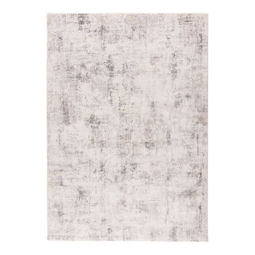 Tapis Abstrait Design Effet 3d Bekthiari Argenté 160x230