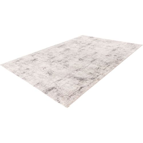 Tapis Abstrait Design Effet 3d Bekthiari Argenté 200x290