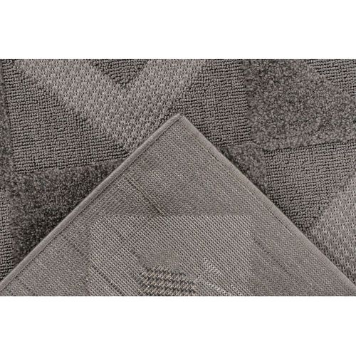 Tapis Effet 3d Extérieur Et Intérieur Graphique Design Donito Gris 120x170