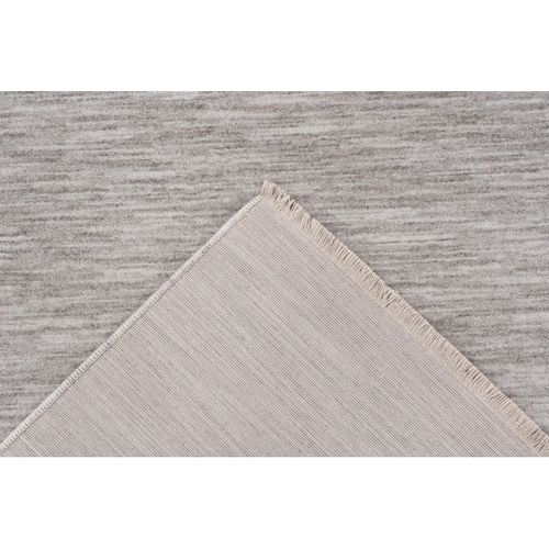 Tapis Doux Avec Franges Moderne Dégradé Mutanya Argenté 160x230