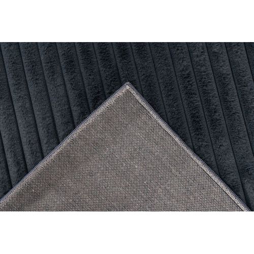 Tapis Doux Uni Effet 3d Moderne Malko Graphite 120x170