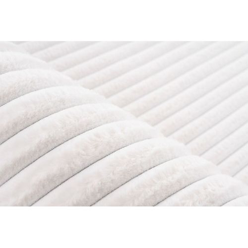 Tapis Doux Uni Effet 3d Moderne Malko Ivoire 120x170