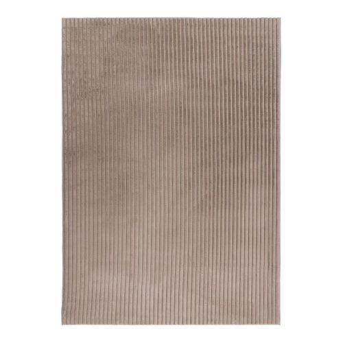 Tapis Doux Uni Effet 3d Moderne Malko Taupe 120x170