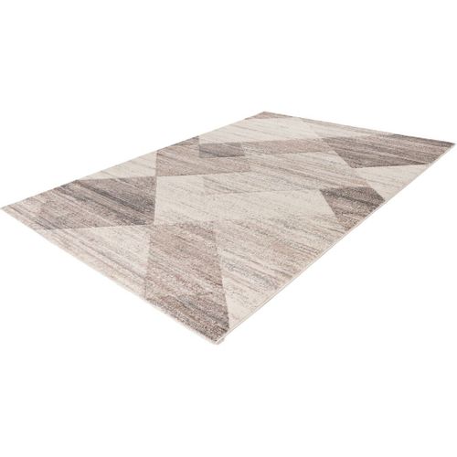 Tapis Moderne Géométrique Effet 3d Diano Beige 200x290