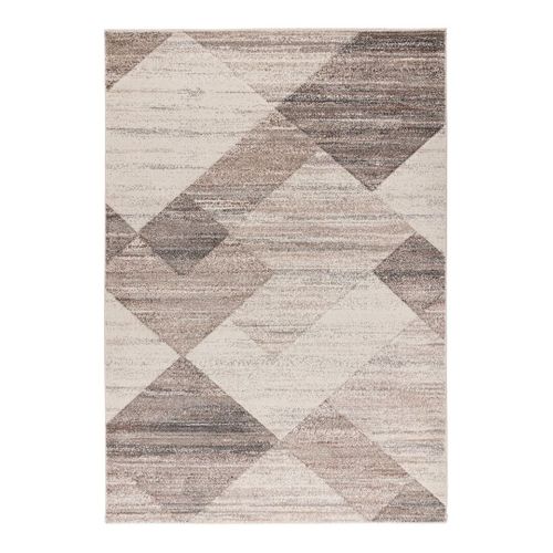 Tapis Moderne Géométrique Effet 3d Diano Beige 200x290