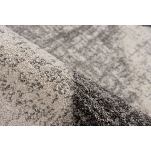 Tapis Moderne Géométrique Effet 3d Diano Argenté 120x170