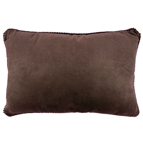 Coussin 40x40 Marron Chocolat En Coton