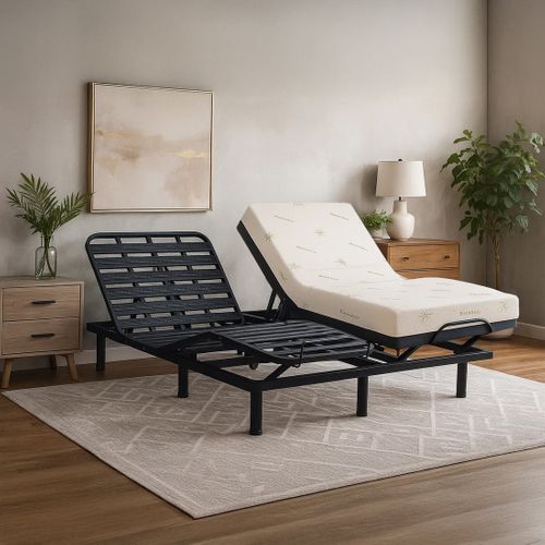 Ensemble Literie Électrique Orthoflex Et Matelas Relaxation 70x200 Cm