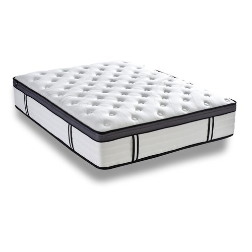 Matelas Grand View 140x200 Cm - 26cm - Latex, Mémoire De Forme Et Ressorts Ensachés
