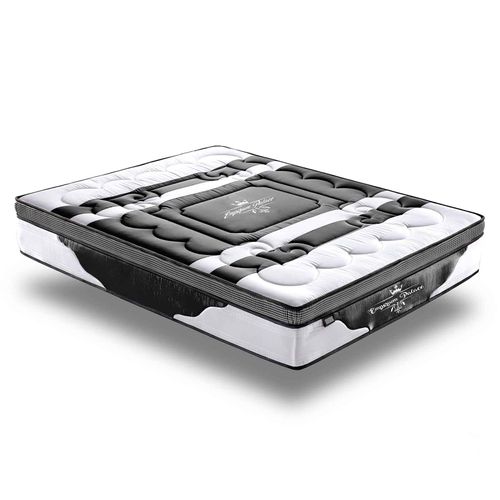 Matelas Ambassador 90x190 Cm - 28 Cm D'épaisseur - Latex, Mémoire De Forme Et Ressorts Ensachés