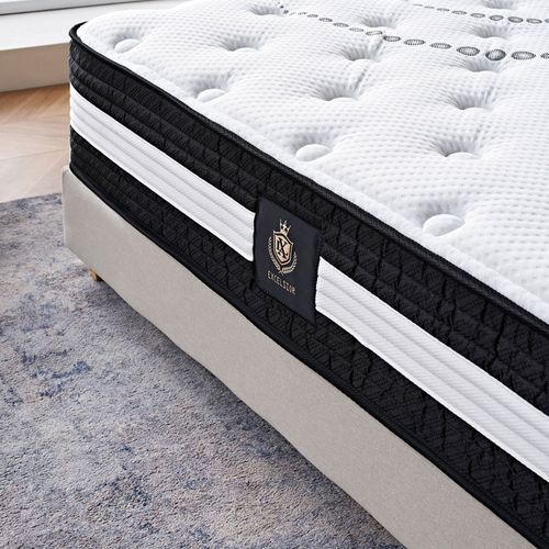 Matelas Excelsior 140x200 Cm - 30 Cm D'épaisseur - Mémoire De Forme - Ressorts Ensachés