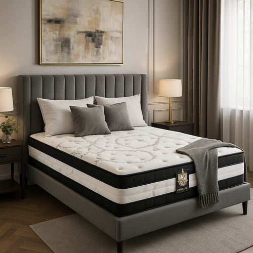 Matelas Excelsior 140x200 Cm - 30 Cm D'épaisseur - Mémoire De Forme - Ressorts Ensachés